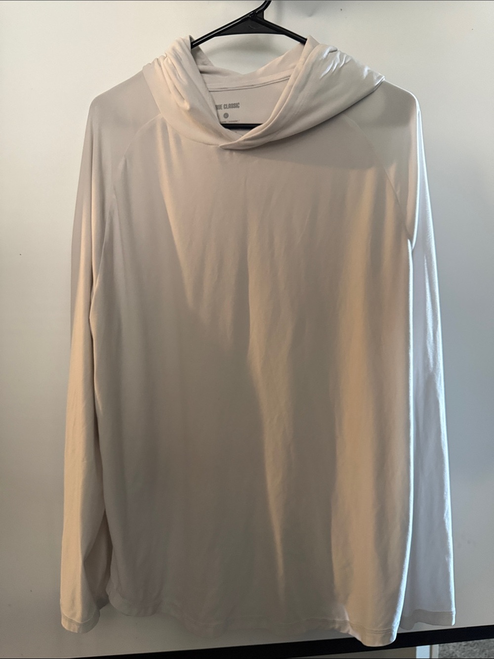 Men's Crewneck Hoodie Sweater - Cream
